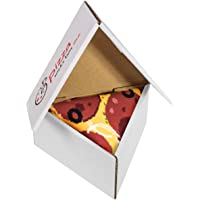 Pizza Socks Box Slice Pepperoni - Mujer Hombre - 1 par de Calcetines